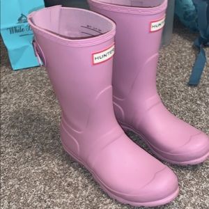Light Pink Hunter boots